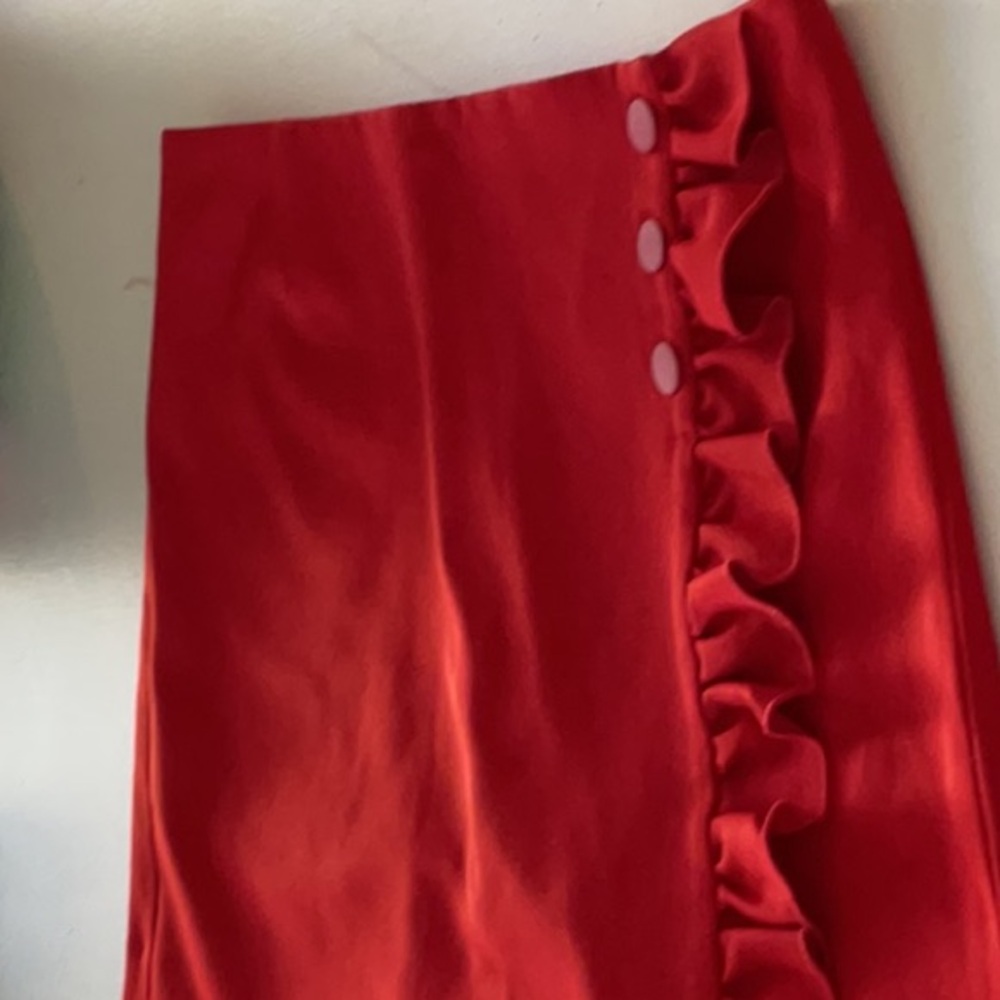Tory Burch ruffled golf skort size 6 red